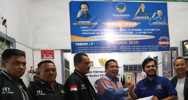 Ramli Taha tidak ingin kehilangan momentum di Pilgub Jambi 2020.
