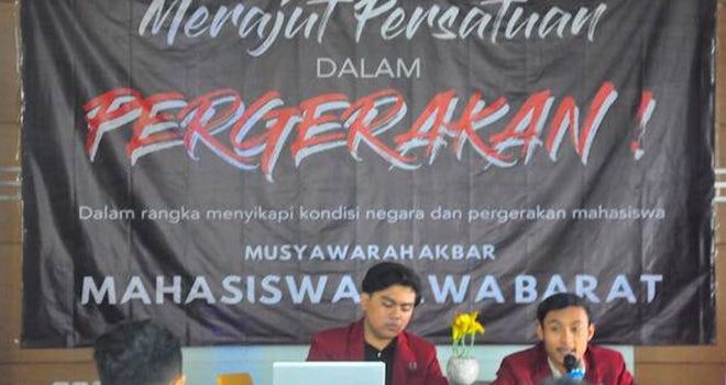 Rapat konsolidasi BEM seluruh Jawa Barat.