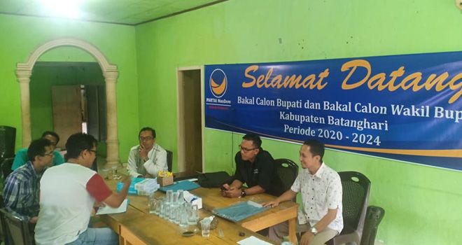 Sejumlah calon kandidat sudah mulai menawarkan diri untuk mendaftar di partai politik (Parpol) salah satunya DPD partai Nasdem Batanghari.