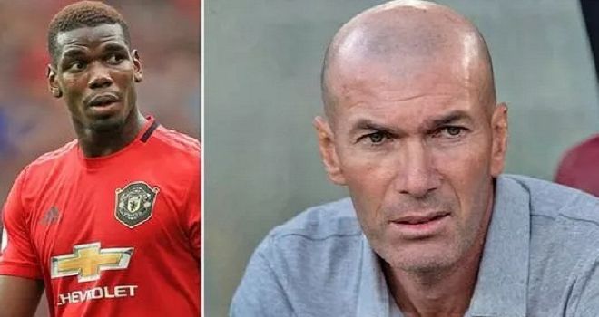 Paul Pogba dan Zinedine Zidane. 
