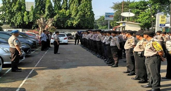 70 personil polisi dikerahkan untuk mengamankan jalannya sidang di Pengadilan Tipikor, Kemayoran, Jakarta, hari ini Rabu (13/12).
