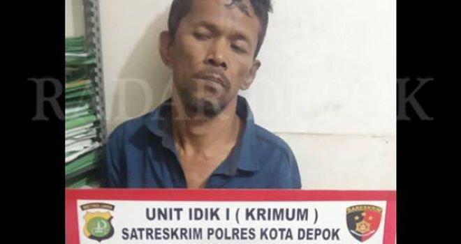 Samsuardi, pelaku penusukan terhadap Neneng Siti Zakiyah. Foto: Istimewa.
