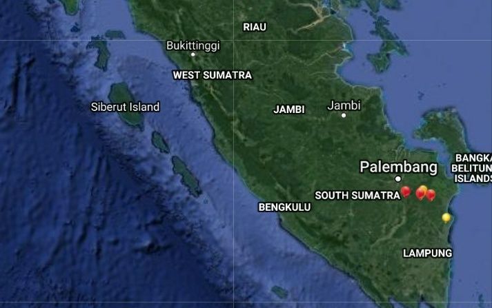 Status siaga darurat bencana asap akibat Kebakaran Hutan dan Lahan (Karhutla) di provinsi Jambi.