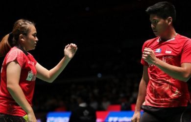 Ganda campuran Indonesia, Praveen Jordan/Melati Daeva Oktavianti. 