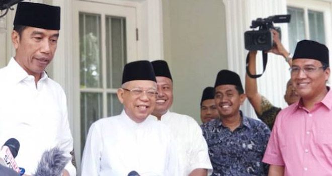 Jokowi dan Ma'ruf Amin. Foto: TKN Jokowi-Ma'ruf.