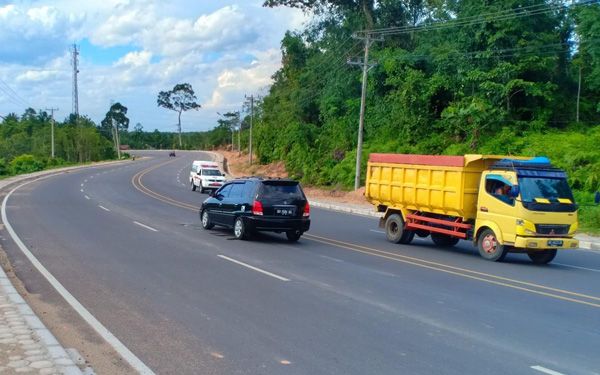 tahun 2019, jalan dua lajur, kembali mendapat bantuan anggaran dari APBN.