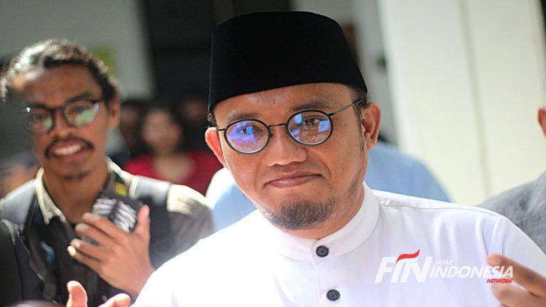 Koordinator juru bicara Badan Pemenangan Nasional (BPN) Prabowo Subianto-Sandiaga Uno, Dahnil Anzar Simanjuntak hadir menjadi saksi dalam sidang lanjutan kabar hoax Ratna Sarumpaet di Pengadilan Negeri Jakarta Selatan, Kamis (11/4/2019). 