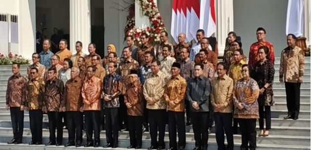 Kabinet Kerja Jokowi-Ma'ruf periode 2019-2024.