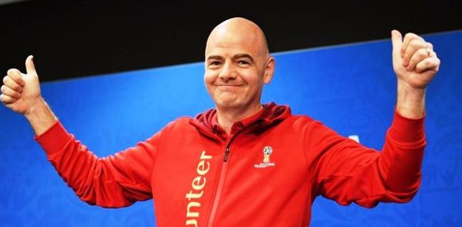 Presiden FIFA - Gianno Infantino. 