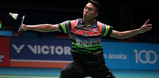Tunggal putra Indonesia, Jonatan Christie. 