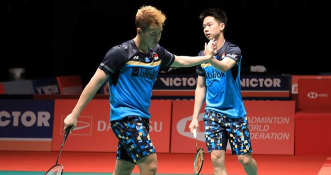 Ganda putra Indonesia, Marcus Fernaldi Gideon / Kevin Sanjaya Sukamuljo.