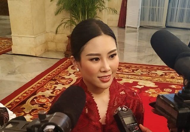 Angela Herliani Tanoesoedibjo ditunjuk Presiden Joko Widodo (Jokowi) menjadi Wakil Menteri Pariwisata dan Ekonomi Kreatif, Jumat (25/10).