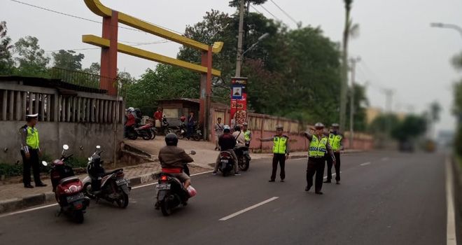 Operasi Zebra 2019 Sat Lantas Polretsa Jambi di Jalan patimura tepatnya di depan Kuburan China, Kecamatan Kotabaru, Sabtu (26/10) kemaren.

