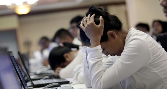 ILUSTRASI CPNS: Suasana rekrutmen CPNS 2018.