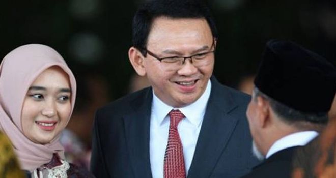 Basuki Tjahaja Purnama alias Ahok. 
