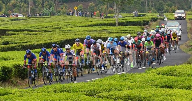Grand star etape VII dengan rute dari air terjun Telun Berasap menuju Danau Kerinci.