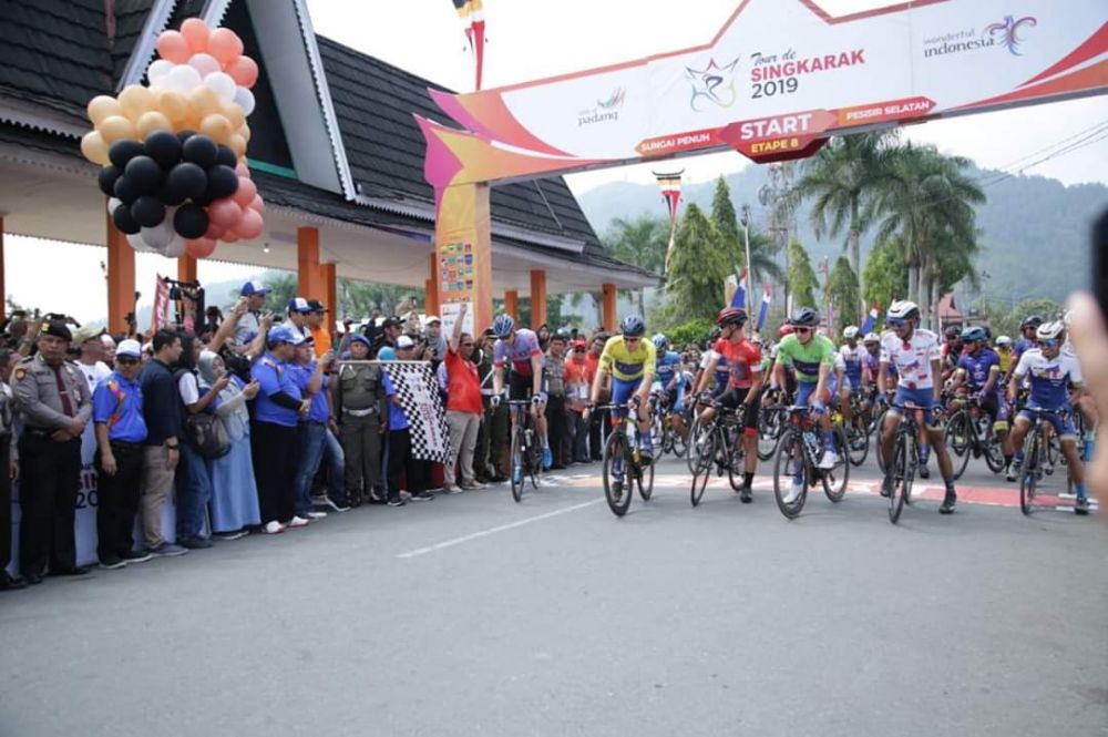 Start Semarak Etape 8 TdS Kota Sungai Penuh.

