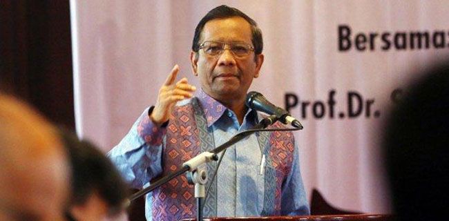Menteri Koordinator Bidang Politik, Hukum, dan Keamanan (Menko Polhukam) Mahfud MD.