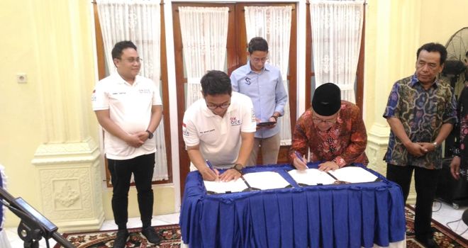 MoU Gerakan Ok Oce dengan Pemerintah Kabupaten Kerinci.