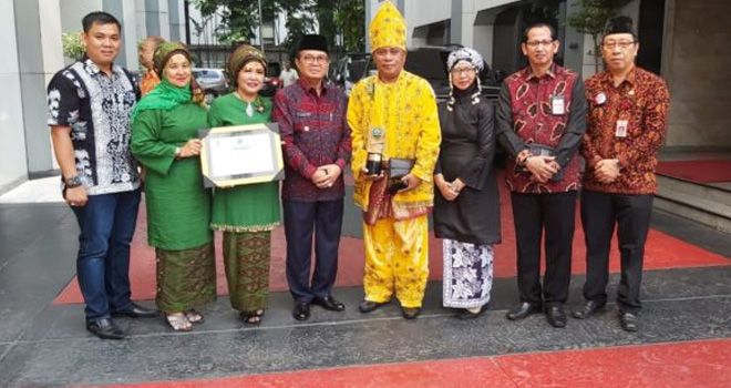 Tanjabtim Terima Penganugerahan Swasti Saba Kabupaten Sehat.