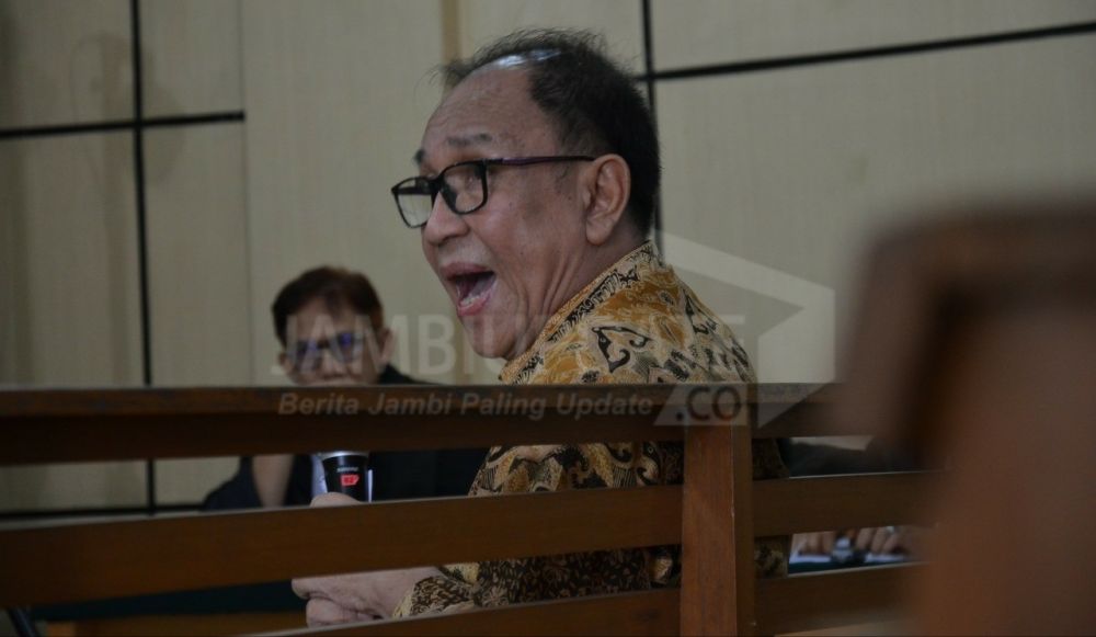 Terdakwa suap uang ketok palu RAPBD Provinsi Jambi 2018 Joe Fandy Yoesman alias Asiang.