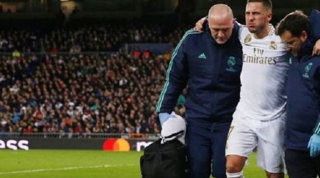 Eden Hazard hanya bermain selama satu jam dalam laga Real Madrid vs PSG. 