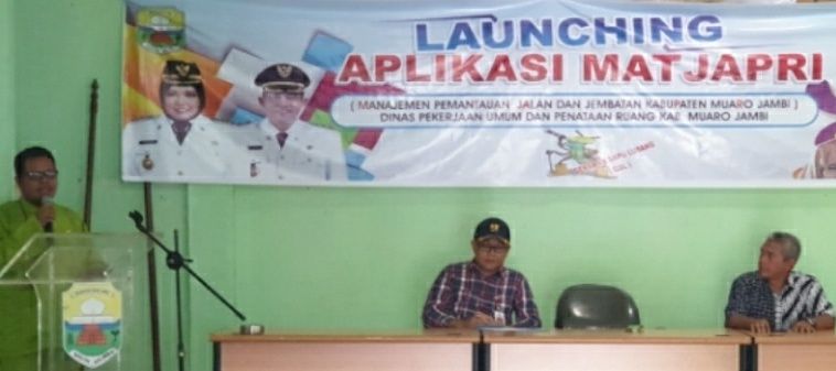 Dinas PUPR Muaro Jambi Luncurkan MATJAPRI.

