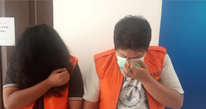 Dua tersangka sabu yang menjerat pejabat Aparatur Sipil Negara (ASN) dan Kontraktor.