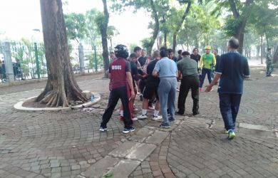 Ledakan di Monas.