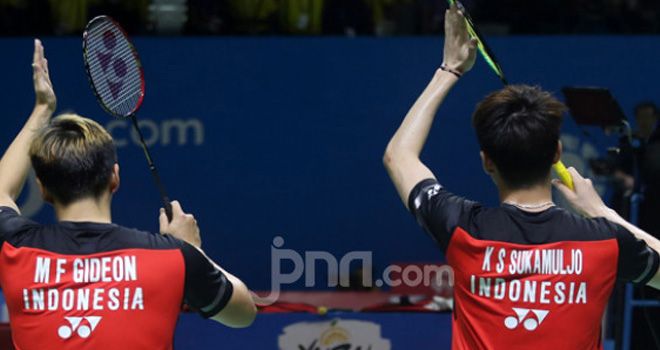 MINIONS: Marcus Fernaldi dan Kevin Sanjaya.