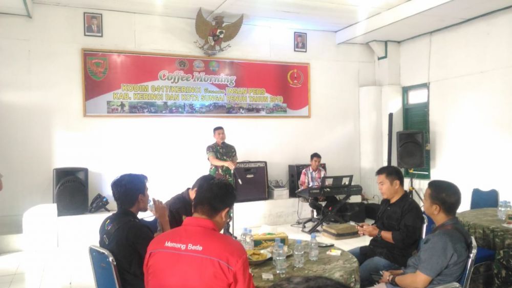 Kata sambutan dari Dandim 0417 Kerinci.