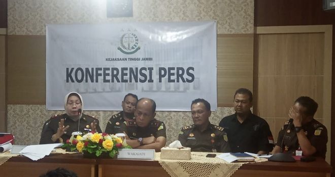 Ekspos akhir tahun penanganan kasus pada Korps Adhyaksa Jambi.