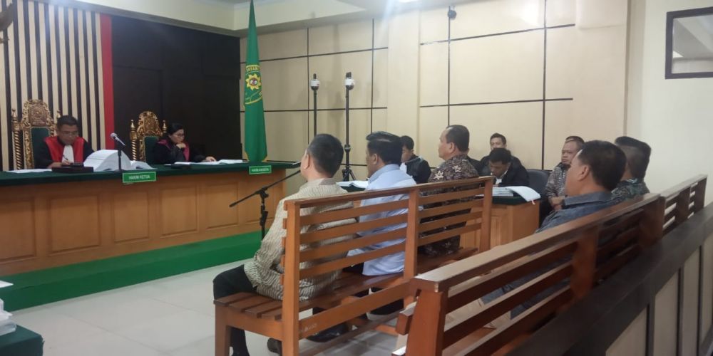 Persidangan yang digelar di pengadilan Tipikor Jambi Kamis (19/12).