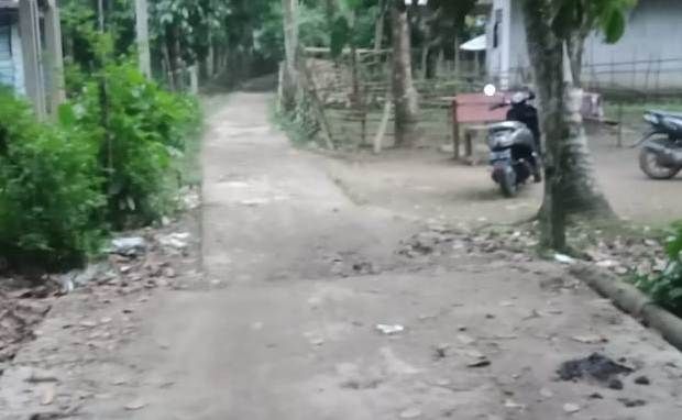 Jalan Rabat Beton di Mangun Jayo Bungo dipertanyakan warga.