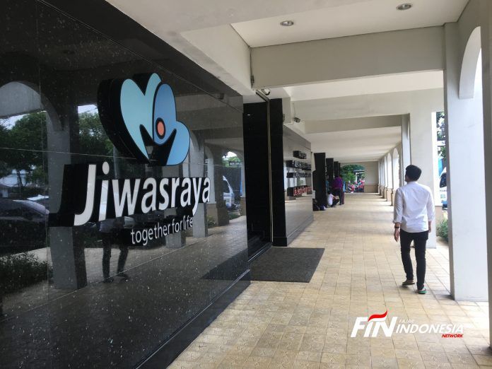 Suasana Kantor PT Asuransi Jiwasraya pusat di Jalan IR.H.Juanda No.34 Jakarta Pusat terlihat Landai. 