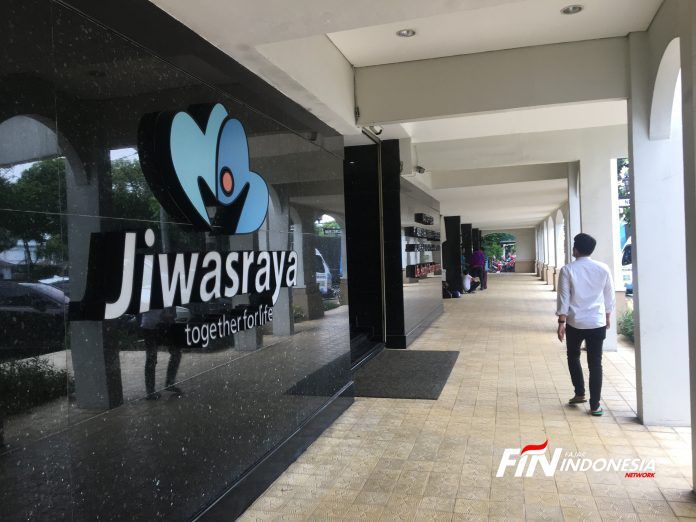 Suasana Kantor PT Asuransi Jiwasraya pusat di Jalan IR.H.Juanda No.34 Jakarta Pusat terlihat Landai.