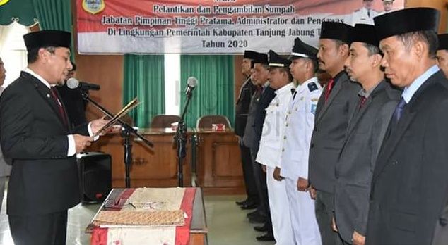 Reshuffle Jabatan Pimpinan Tinggi Pratama, Administrator serta Pengawas, pada Jumat (3/1/) sore.