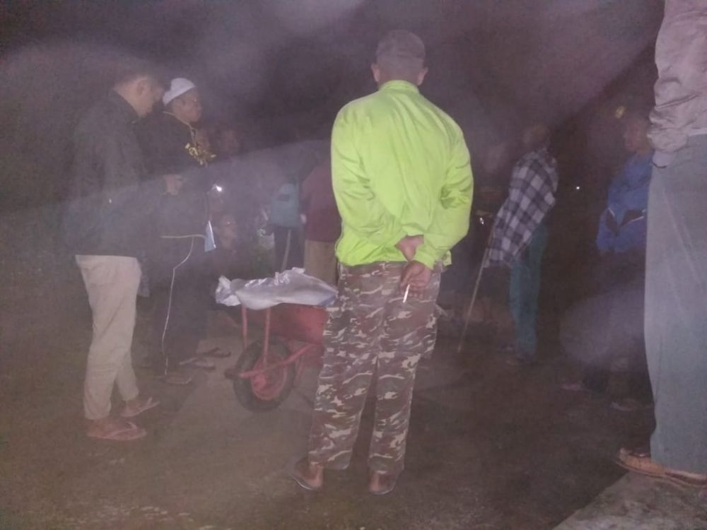 Aksi pencurian yang terjadi di Desa Pungut Hilir, Kerinci.