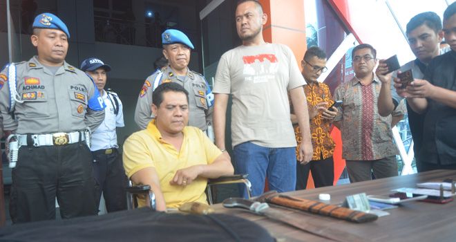 Bripka Eko Sudarsono, pelaku pembekingan illegal drilling.