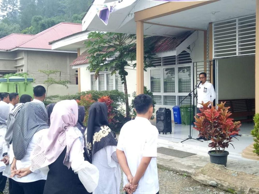 Sekda Munasri saat Gelar Sidak.
