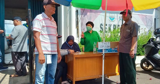 Loket pembelian Tiket masuk.