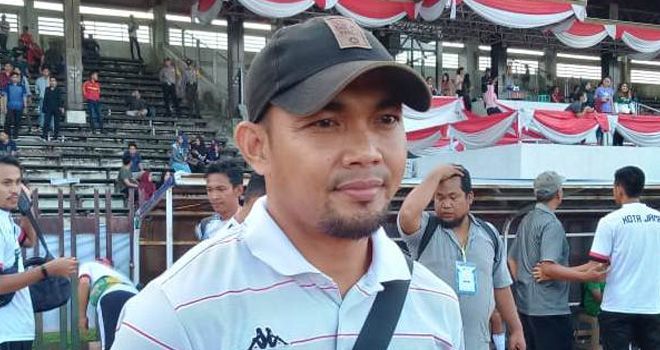 Pelatih PS Kota Jambi Octavianus.