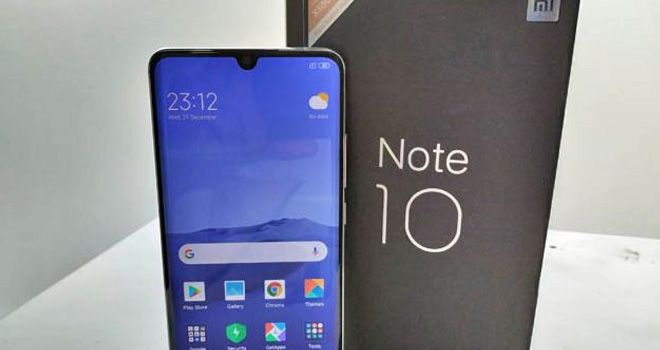 Xiaomi Mi Note 10.