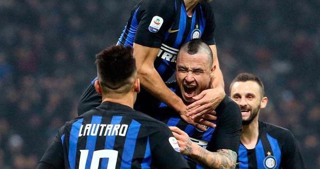 Para pemain Intermilan.