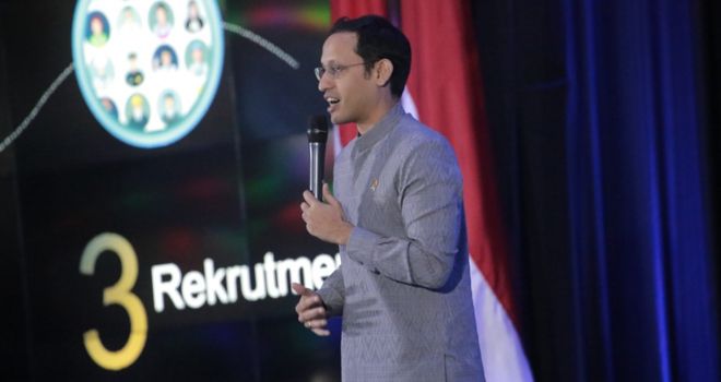 Mendikbud Nadiem Makarim. 
