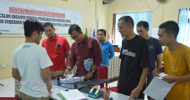 Bawaslu Provinsi Jambi melakukan supervisi ke kabupaten/kota dalam rangka pengawasan perekrutan Panitia Pemilihan Kecamatan (PPK) untuk Pilkada serentak September mendatang.