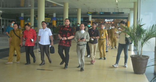 Kunjungan Wakil Ketua Pinto Jayanegara didampingi oleh Anggota Komisi IV DPRD Provinsi Jambi Kamaluddin Havis, Supriyanto, Apriodito Umar, Khafid Moein, Senin (28/1/2020).