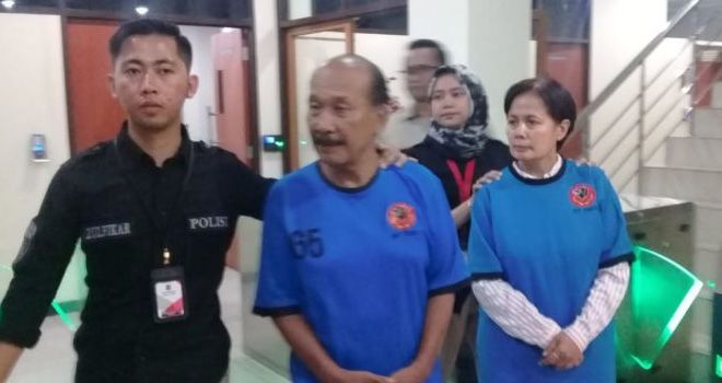 Petinggi Sunda Empire diamankan Polda Jabar.