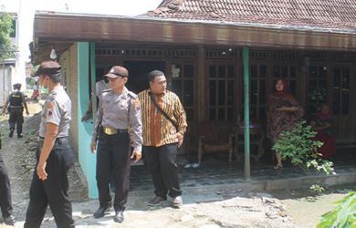 Polres Sragen gelar rekonstruksi kasus anak bunuh ibu kandung di Sragen.