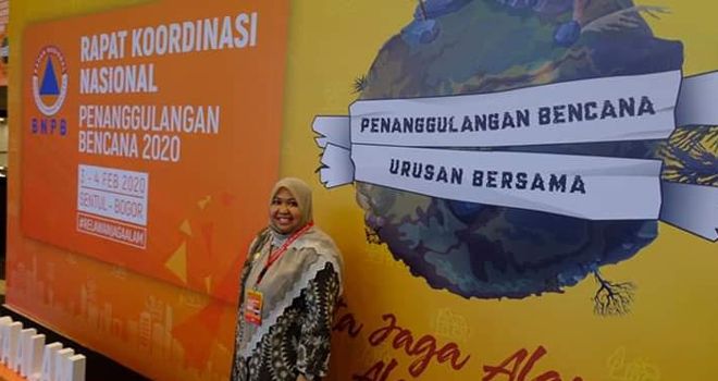 Bupati Muaro Jambi Hj. Masnah Busro.